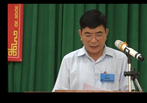 Đồng chí Phạm Hữu Tài Bí Thư Đảng ủy; Chủ tịch HĐND xã.jpg