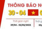 THÔNG BÁO Phòng ngừa tội phạm, vi phạm pháp luật vào dịp lễ 30/4, 1/5/2024